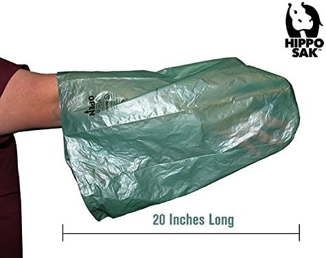 Hippo Sak® Extra Large Pet Poop Bags with Dispenser, 200 Count, for Large Dogs and Cat Litter Scooping (200) - Image 2