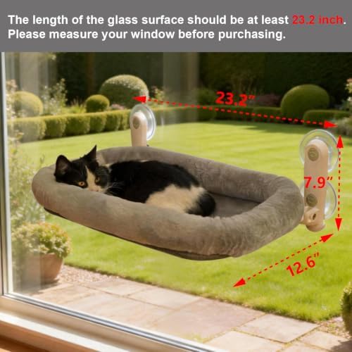 YGP Heavy-Duty Metal Frame Cat Window Perch with Foldable Design - Image 2