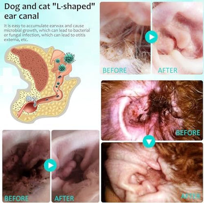Ear Mite Treatment for Dogs & Cat, Ear Mite Medicine Kills Ticks and Ear Mites to Relieve Itchiness,Alleviation Suffering from Ear Mites & Itching and Odours Stinky Stuff for Dogs Ears - Image 3