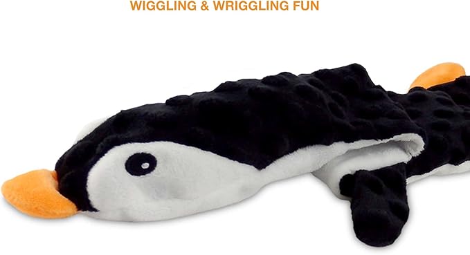 Bow Wow Pet Squeaky Penguin Dog Toy - Tug, Fetch & Teasing Toy - 24 Inches