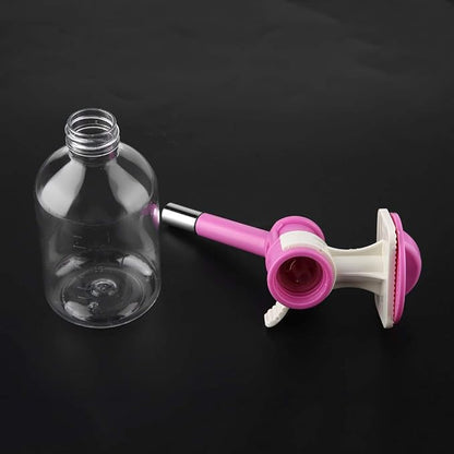Dog Water Bottle, Portable Pet Hanging Drinking Bottle Water Dispenser Cat Water Bottle Dog Water Dispenser Plastic + Stainless Steel for Dogs, Cats, Rabbits, Hamsters