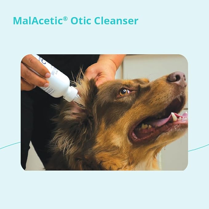 Malacetic Otic Cleanser for Dogs and Cats, 8 fl oz