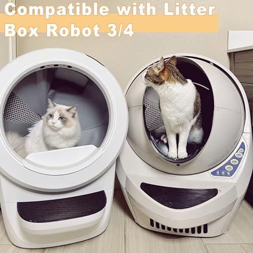 Waste Drawer Liners Bags Replacement Compatible with Litter-Robot 3/4, 60 Count Thickened Heavy Duty Cat Liner Bags with Drawstring 10-12 Gallons of Capacity - Image 2