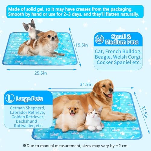 Dog Cooling Mat, Non Toxic Gel Cooling Pad for Small to Large Dog - Image 6