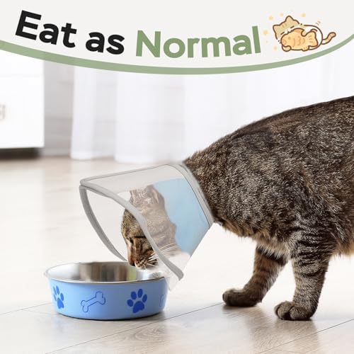 Cat Cone Collar Soft: Comfortable Waterproof Mesh Recovery Cone After Surgery to Stop Licking and Scratch, Alternative to Plastic Elizabeth Head/Neck Cone - Image 3