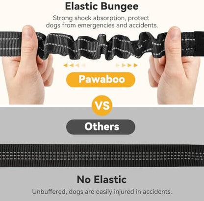 Pawaboo 2Pack Dog Car Seatbelt, 3-in-1 Dog Tether with Buckle & Hook Latch - Image 5