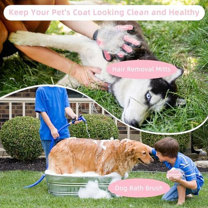 Wisedog Dog Grooming Kit, Upgraded Pink, 7PCS - Image 5