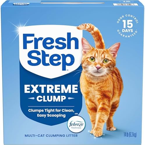 Fresh Step Extreme Clump Multi Cat Clumping Cat Litter, 14 lb. by FreshStep