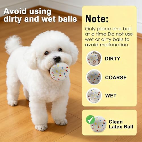 Dog Toy Balls, 2.3 Inch ETPU Material, Replacement Balls for Automatic Ball Launcher Machine - Image 3