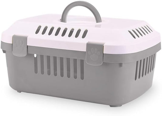 Nobby SAVIC Animal Carrier, Small, 48.5 x 33 x 23.5 cm, White/Pacific Blue
