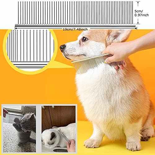 Grooming Rake Undercoat Brush Set for Long Hair Dogs - Image 6