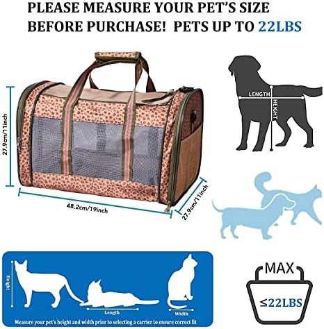 Soft-Sided Kennel Pet Carrier, Airline Approved Travel Handbag - Image 3