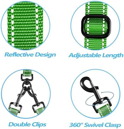 PetBonus Double Dog Leash, No Tangle Dual Leash, Walking Training Lead - Image 4