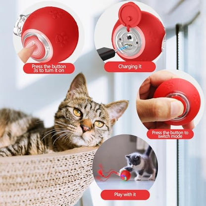 Moving Pet Ball, Cat String Toy for Indoor Cats & Small Dogs - Image 6