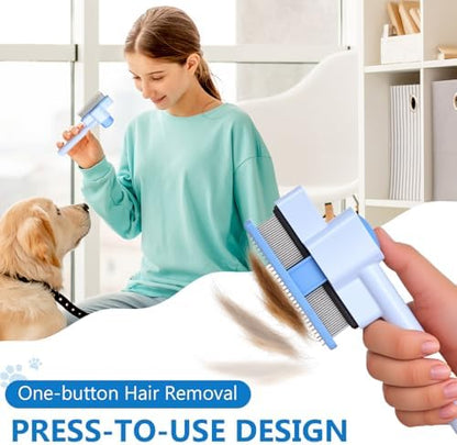 nooepc 6PCS Dog Washing Gloves Pet Grooming Gloves Dog Bath Supplies Dog Bath Brush Silicone Gloves for Dogs and Cats Bathing Dog Comb Dog Toothbrush - Image 4