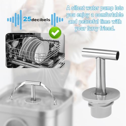 Cat Water Fountain Spout and Holder Compatible with 3.2L/108oz - Image 3