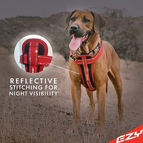 EzyDog Chest Plate No Pull Dog Harness, Escape Proof - X-Large, Blue - Image 5