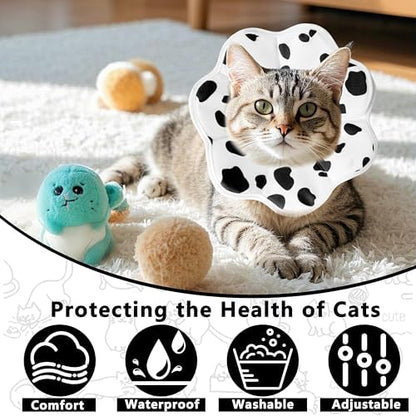 Soft Adjustable Cat Cone Collar, Comfortable Cat Recovery Collar - Image 5