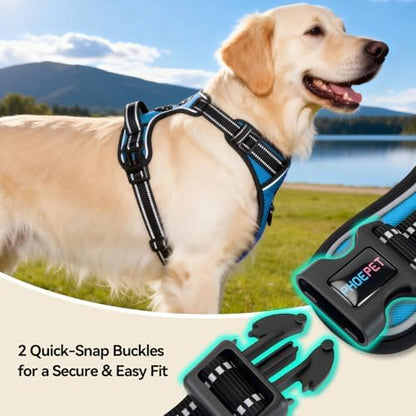 PHOEPET No Pull Dog Harnesses for Small Puppies Reflective Adjustable - Image 7
