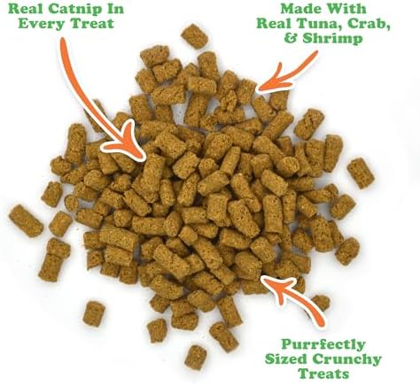 Meowijuana Knock 'n' Nibble Toy & Treat Bundle | Winter Buddy & Seafood - Image 6