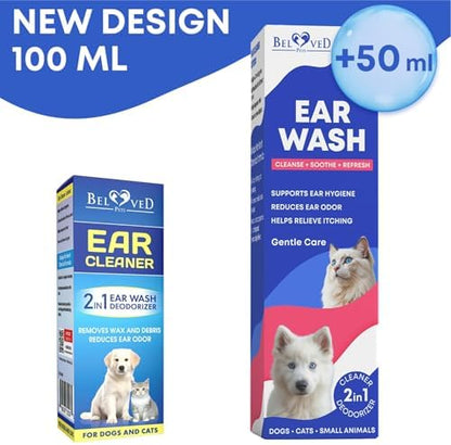 Cat & Dog Ear Cleaner Drops & Wash Solution - Yeast Otic Infection Treatment & Itchy Ear Relief for Pet - Wax Remover & Flush Remedy for Any Pets - Image 4