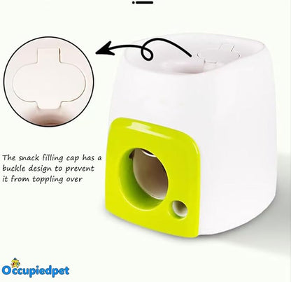 Dog Ball Reward Machine, Interactive Tennis Balls Rolling to Motivate, ABS pet Toys for Indoor and Outdoor Play