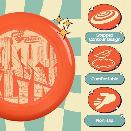 Wham-O Frisbee Cool Flyer Flying Disc, 9.95 Inch Sports Disc Lightweight Durable for Outdoor Beach Park Backyard Game - 130g - Image 3