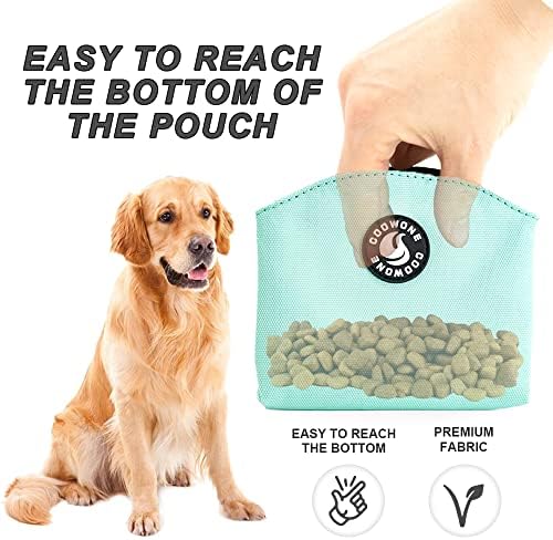 Dog Treat Pouch Magnetic Closure Small Dog Training Treat Pouch Pocket Sized Small Dog Treat Pouch with Clip (mint green) - Image 6