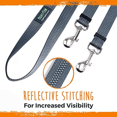 Mighty Paw Double Dog Leash, No Tangle Adjustable Split Lead for Two Dogs - Image 4