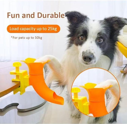 Silent Dog Self-Serving Ball Launcher Bougainvillea Pet Interactive Ball Launcher Durable PP Material Dog Training and Boredom-Busting Tool