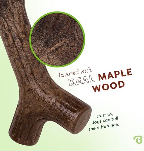 Benebone Maplestick Real Wood Durable Dog Chew Toy, Medium - Image 2
