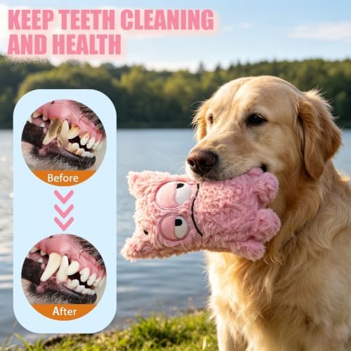 Monster Dog Valentine Toy for Puppy Gifts, Stuffed Dog Plush Toy - Image 7