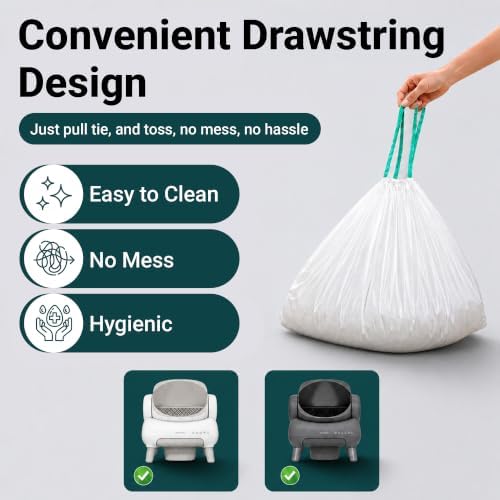 Extra Thick Replacement liners for Neakasa M1 Plus Litter Box, 30 Bags - Image 5