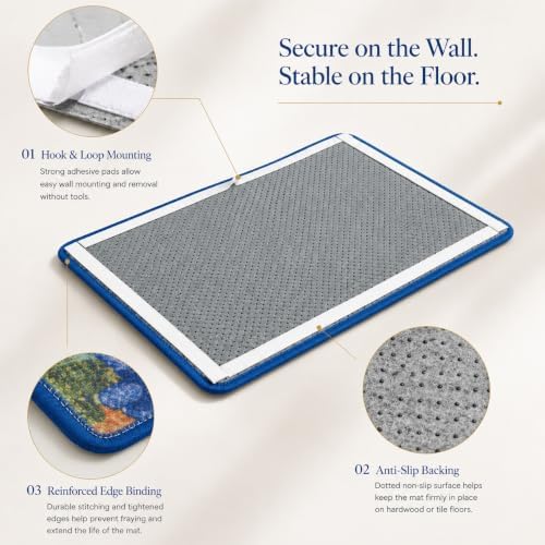 Art Sisal Cat Scratcher Mat, Cat Wall Scratchers for Indoor Cats - Image 6