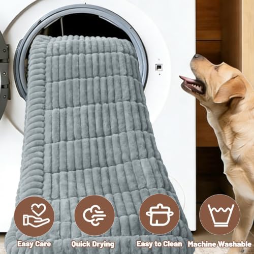 Dog Car Seat Waterproof Bed Cover Back Seat Light Grey 23.6”x51” - Image 6