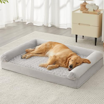 BFPETHOME Orthopedic Washable Large Dog Bed for Senior Dog Comfy Sleep by BFPETHOME
