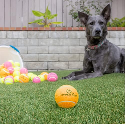 Hyper Pet Tennis Balls for Dogs (Safe Ball for Exercise and Training) Interactive Dog Toys work with Hyper Pet K9 Kannon K2 Dog Ball Launcher - 4 Pack 2.5" Orange - Image 6