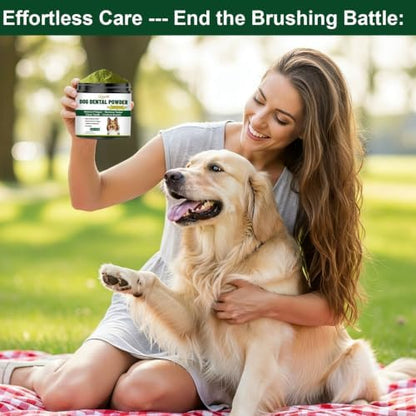 Dog Dental Powder, Easy Teeth Cleaning, Breath Freshener, Plaque Remover - Image 7