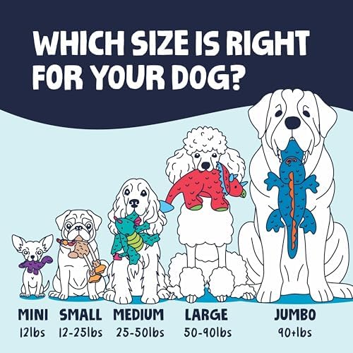 goDog Furballz Squeaky Plush Ball Dog Toy, Chew Guard Technology - Cool Rainbow, Large - Image 6