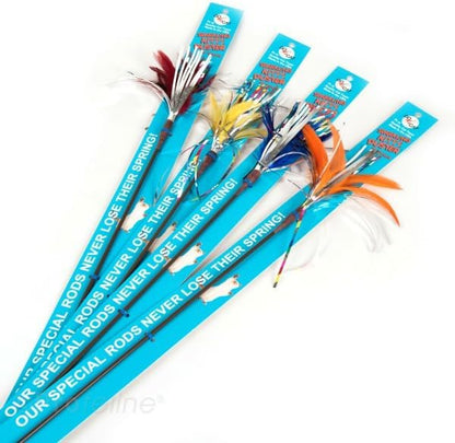 Go Cat Long Sparkling Kitty Duster: 36" Cat Toy Teaser From the Maker of Da Bird
