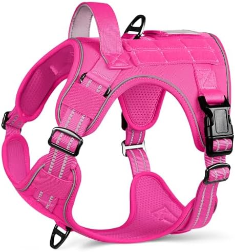 rabbitgoo Tactical Dog Harness for Large Dogs, No Pull Service Pet Vest by rabbitgoo