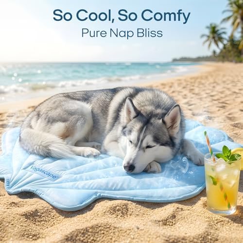 Dog Cooling Mat Washable Pet Cooling Mat, Self Cooling Mat for Dogs Large - Image 7