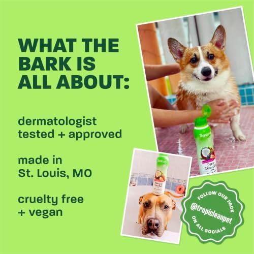 TropiClean Deshedding Dog Shampoo and Conditioner Set, Grooming Bundle for Shedding Control, Puppy Safe, Lime & Coconut Scent, Made in USA, 20 oz. - Image 5