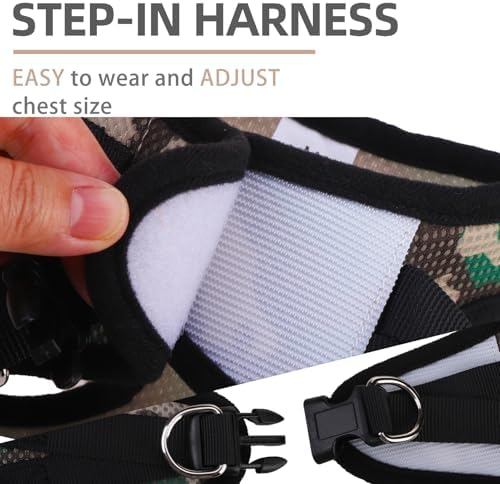 PUPTECK Dog Harness, Collar and Leash Set No Pull for Small Medium Sized - Image 3