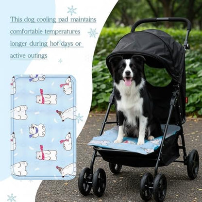 Nuanchu Pet Cooling Mat, Rainbow Bear, 23.62 x 35.43 Inches, 1 Pcs - Image 4