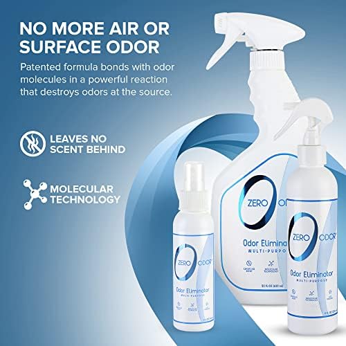 Zero Odor - Multi-Purpose Strong Odor Eliminator for Home, Office, Car, Bathroom, Hotel, Room Deodorizer, and Odor Neutralizer Kit - Image 3