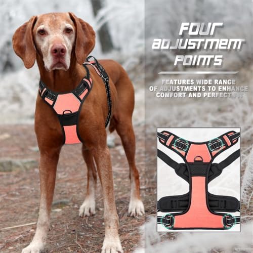 BARKBAY Dog Harness No Pull for Large Dogs Front Back Clips,Dog Vest - Image 6