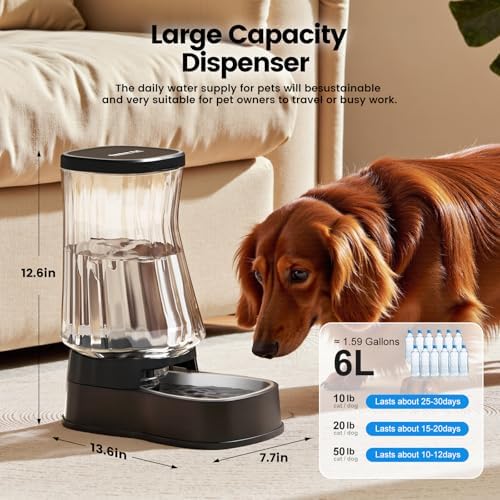 Automatic Dog Water Dispenser, Stainless Steel Bowls Feeder, 100% BPA-Free - Image 2