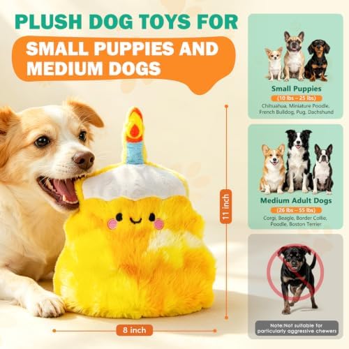 Fuufome Plush Cake Dog Toy - Image 2
