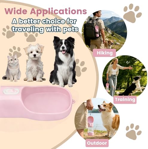Dog Water Bottle Portable Drinking Water Bowl & Food Container - Image 3